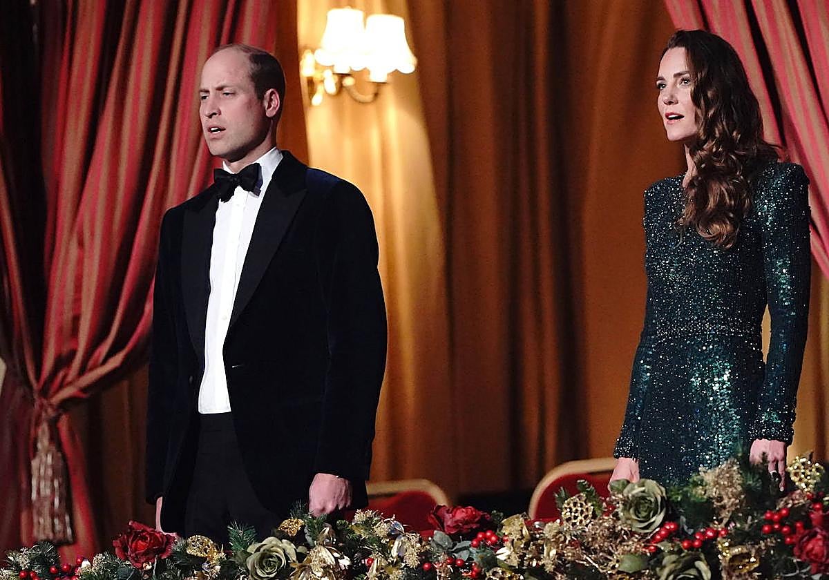 El príncipe Guillermo y la princesa de Gales, en una imagen de archivo.