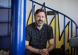 Alfonso Santiago, retratado esta misma semana en los cuarteles generales de Last Tour, en Bilbao.