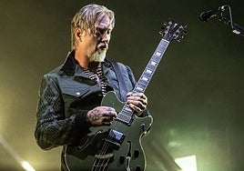Homme, durante la actuación de Queens Of The Stone Age en el festival danés de Roskilde del año pasado.