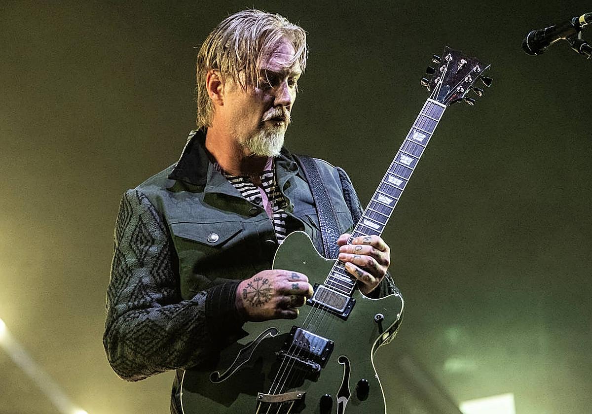Homme, durante la actuación de Queens Of The Stone Age en el festival danés de Roskilde del año pasado.