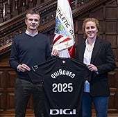 La portera Mariasun Quiñones renueva una temporada con el Athletic