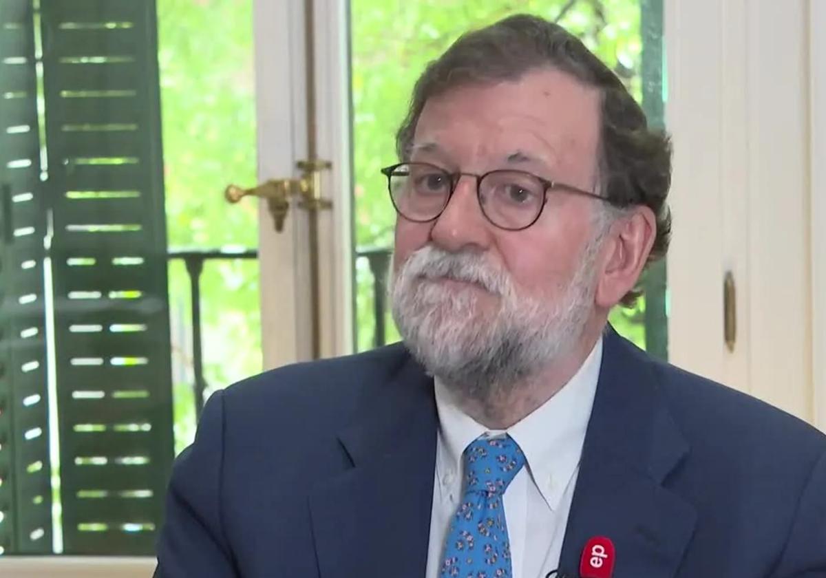 El expresidente del Gobierno Mariano Rajoy.