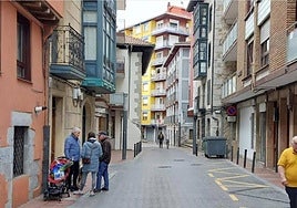 Una calles de Mundaka.