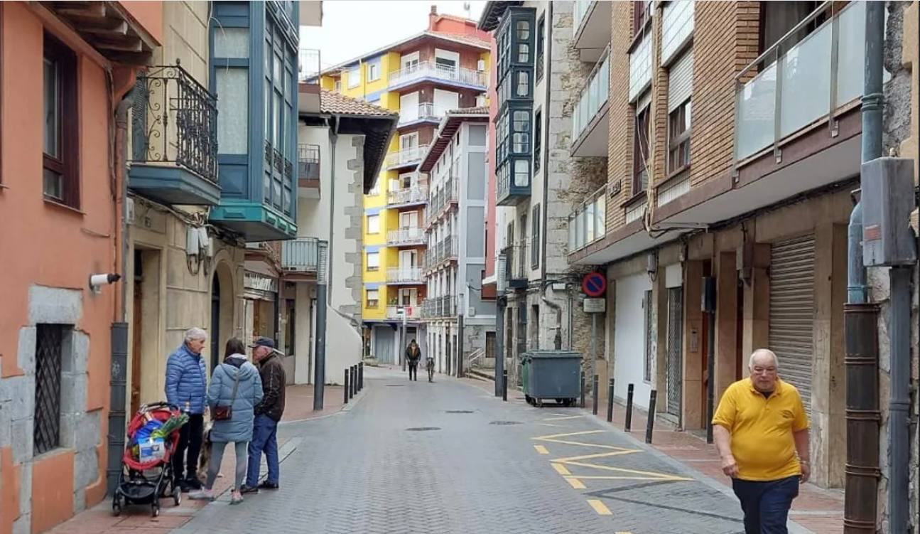 Una calles de Mundaka.