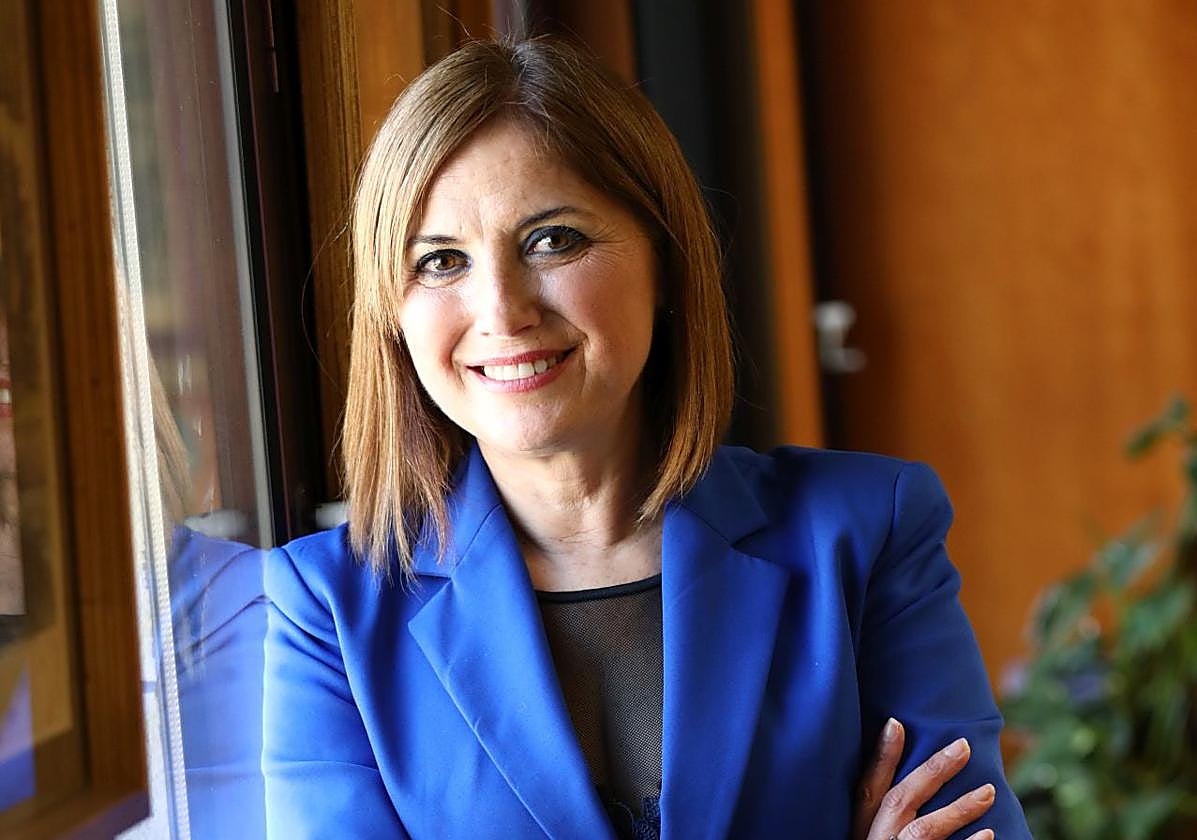 María Jesús San José posa para una entrevista.