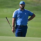 Rahm se pelea con el put y con todos los palos en su reaparición