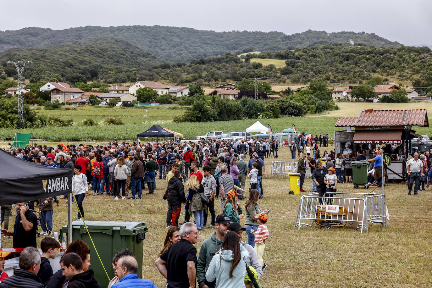 Fiesta de los cazadores vascos en Foronda