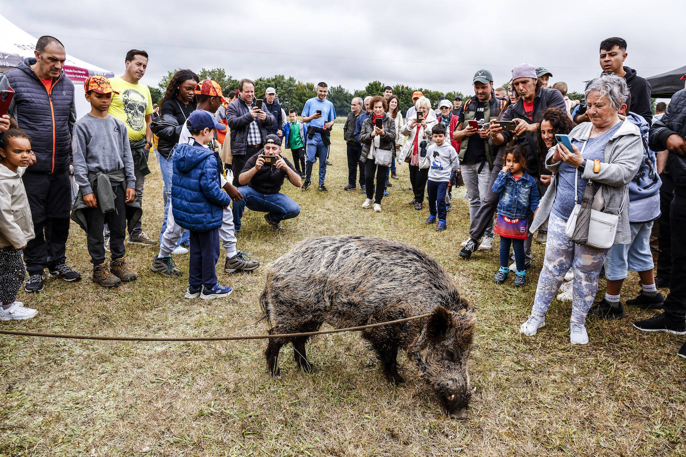 Fiesta de los cazadores vascos en Foronda