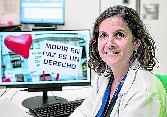 Itxaso Bengoetxea es presidenta de la Comisión vasca de Garantías y Evaluación de la Eutanasia.