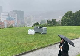 El Parque Etxebarria era el escenario previsto para las actividades.