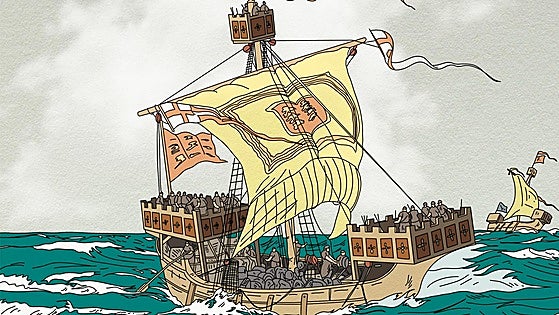 Cuando la flota vasca se enfrentó con la inglesa