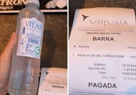 Pide una botella de agua en la famosa discoteca Ushuaïa Ibiza y alucina con su precio