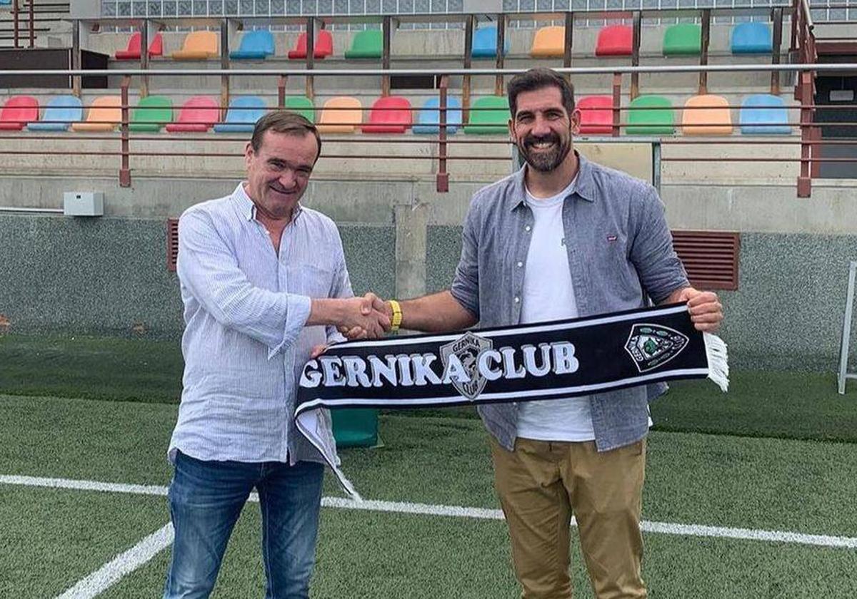 Gorka Iraizoz, ilusionado con su llegada al Gernika: «Muchas gracias por la gran acogida»