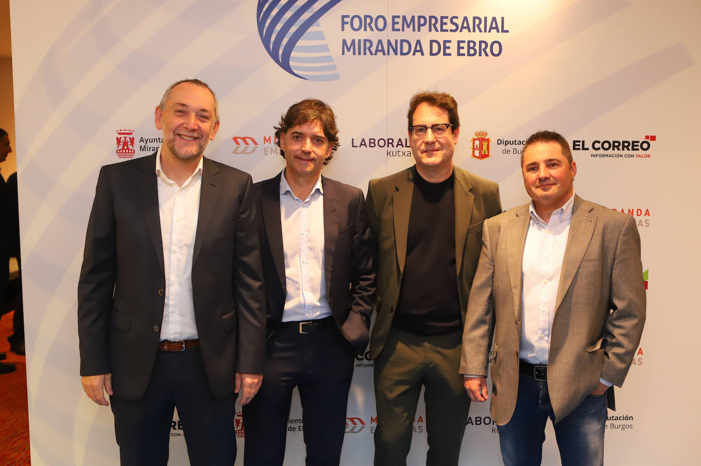 Kepa Ortiz de Urbina, Iván Larrea, Germán Blanco y José Ángel Pérez