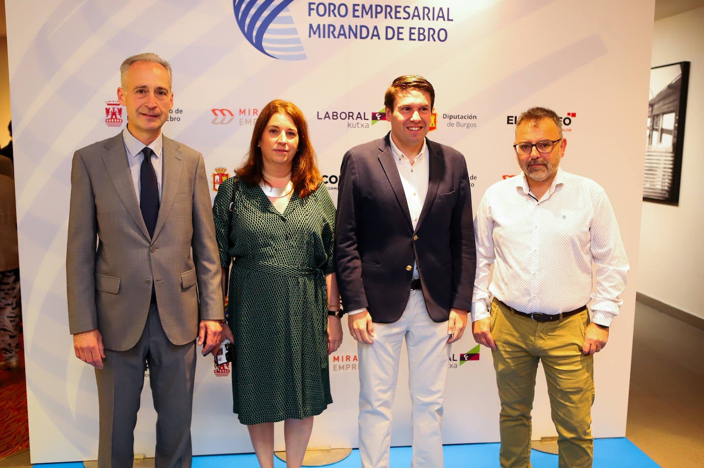 Juan Félix Ramos, Belén Vélez, Javier Martínez y Salvador Benito