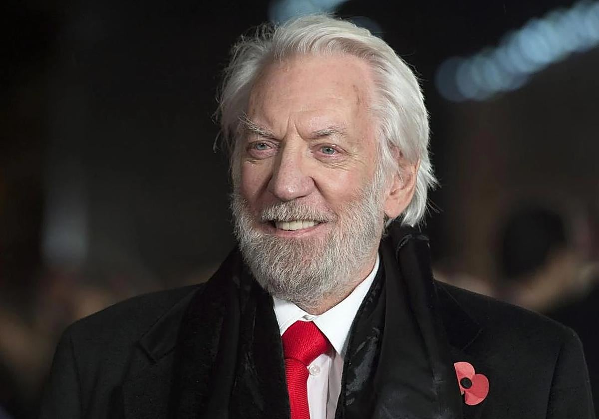 El actor Donald Sutherland, fallecido a los 88 años.