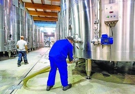 Instalaciones de una bodega de Labastida.