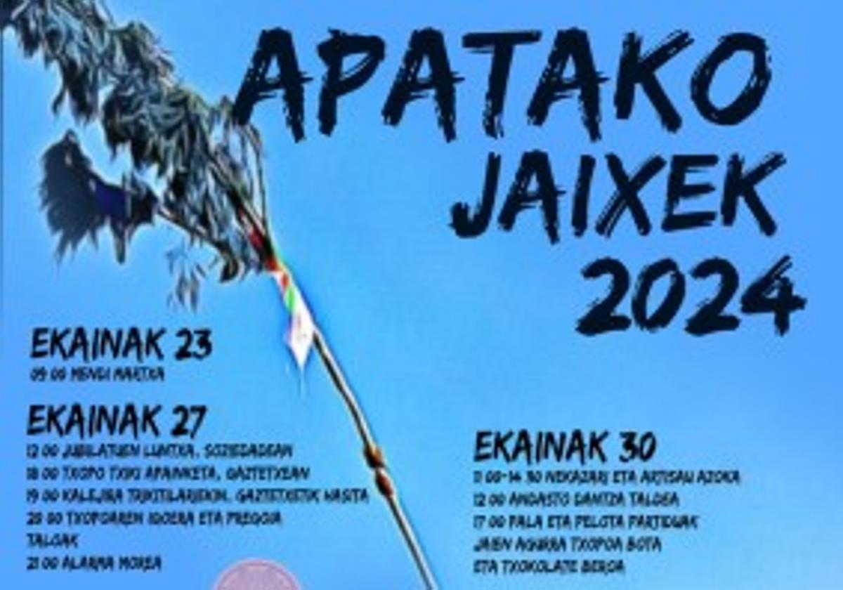 Programa de fiestas de Apata (Atxondo) 2024