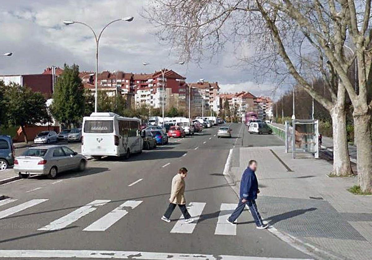 Vista anterior de la calle Valladolid.