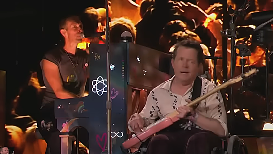Coldplay y Michael J. Fox, la historia detrás de una amistad