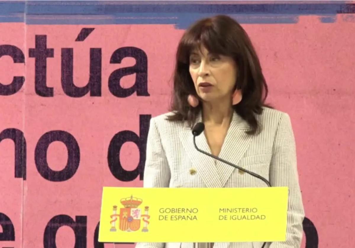 Ana Redondo, ministra de Igualdad.