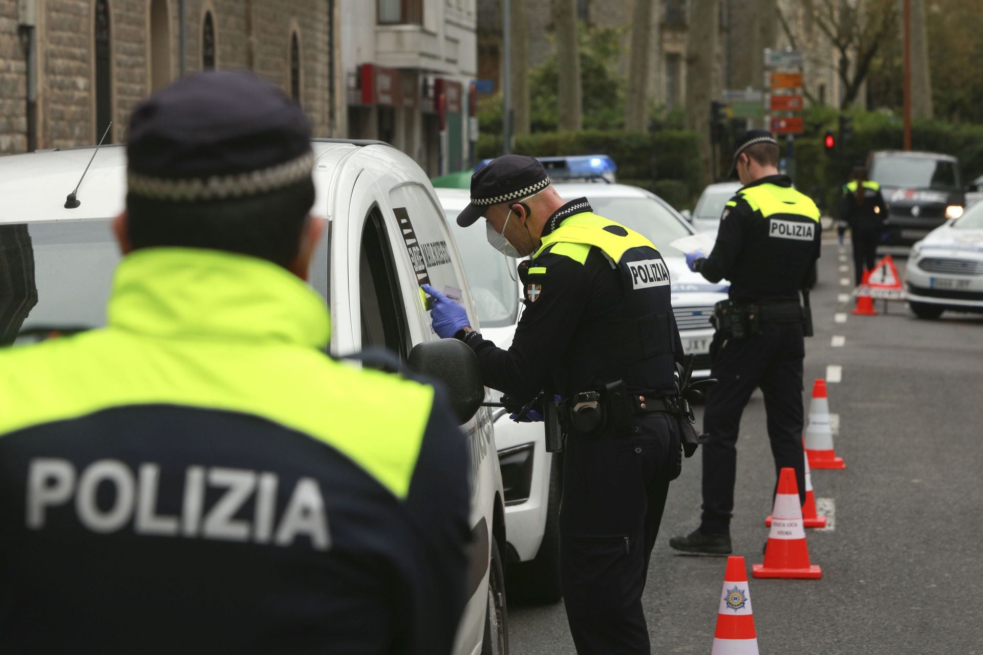 Policía Municipal realiza control en las calles de Vitoria