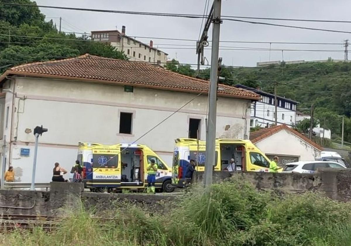 Dos heridos en una pelea a machetazos en Ortuella