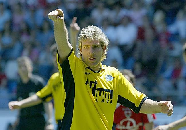 Palermo, en su etapa con el Alavés.