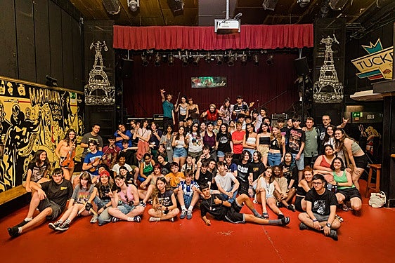 Los 60 alumnos de diferentes puntos de España disfrutan de un intenso campamento de 12 días en la que un concierto le pondrá el broche final.