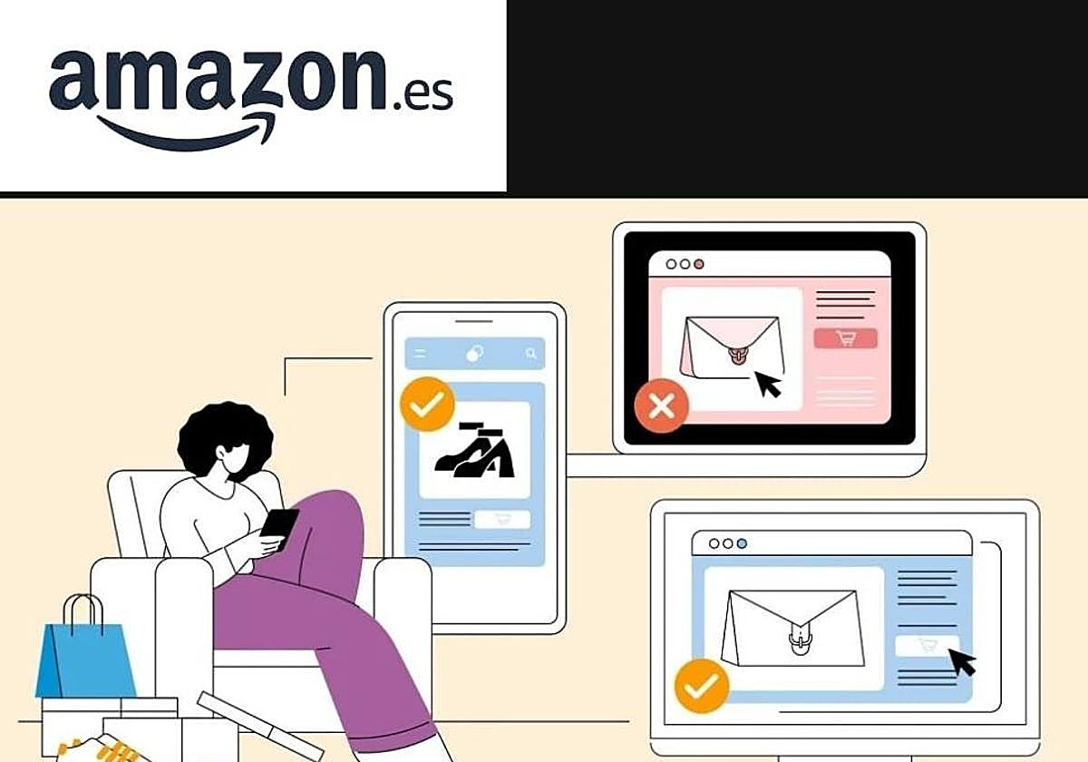 Imagen con la que Amazon ilustra el email a sus clientes.