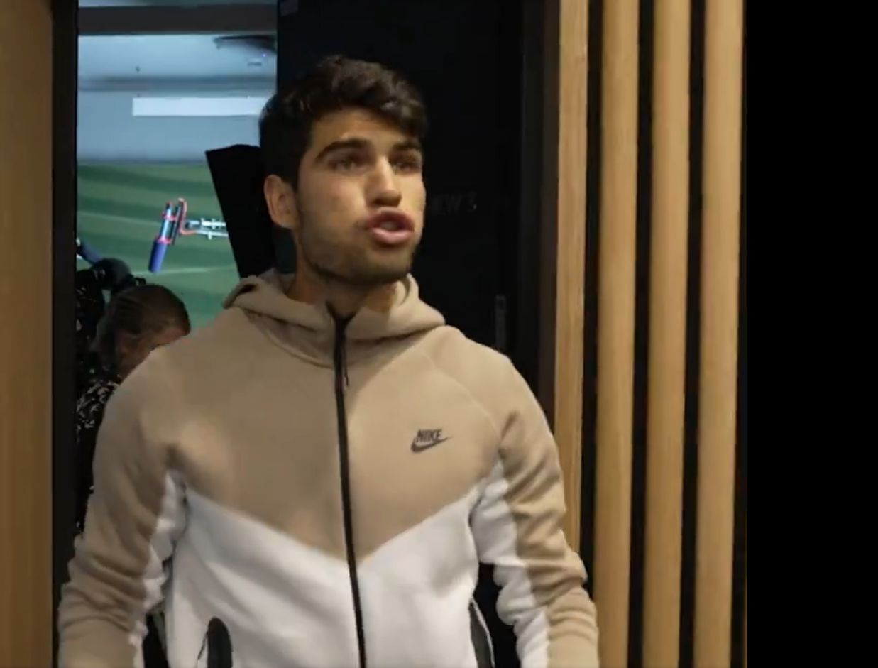 La reacción de Alcaraz al enterarse de la remontada de España