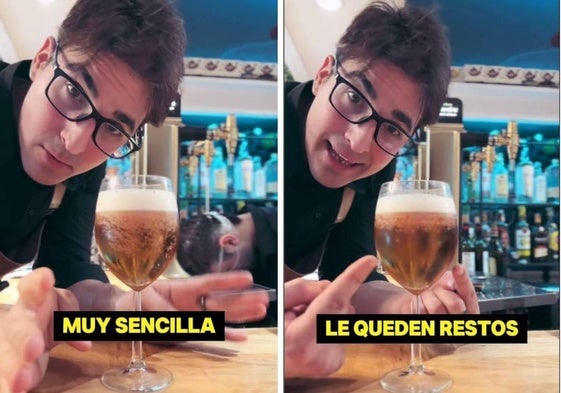 Un hostelero desvela el truco para identificar una buena caña: «si ves esto, no te la bebas»