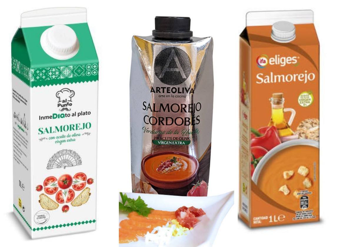 Los tres mejores salmorejos del mercado según la OCU.
