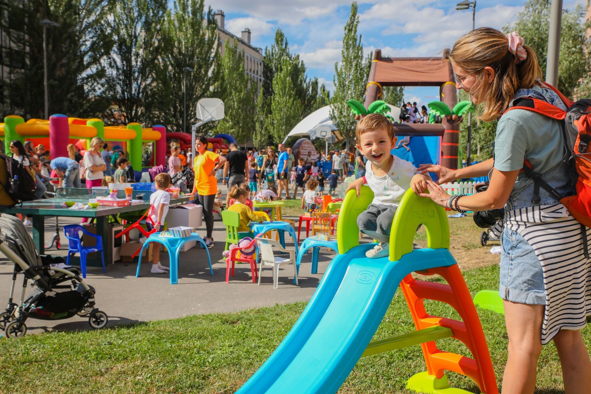 Barrio de Zabalgana realiza actividades de verano