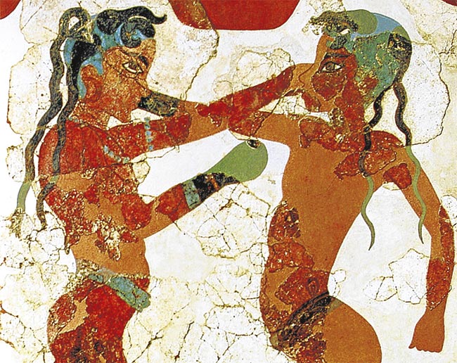 'Los púgiles de Akrotiri' (1500 aC.)