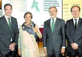 Telmo Marchessi, Ana Mijangos, José Luis Acea y Gorka Omaechevarría.