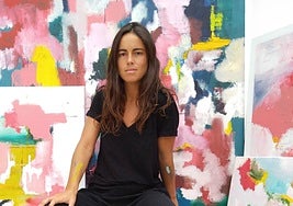 Elisa, la interiorista que llena las casas en Bizkaia de sus propias obras de arte