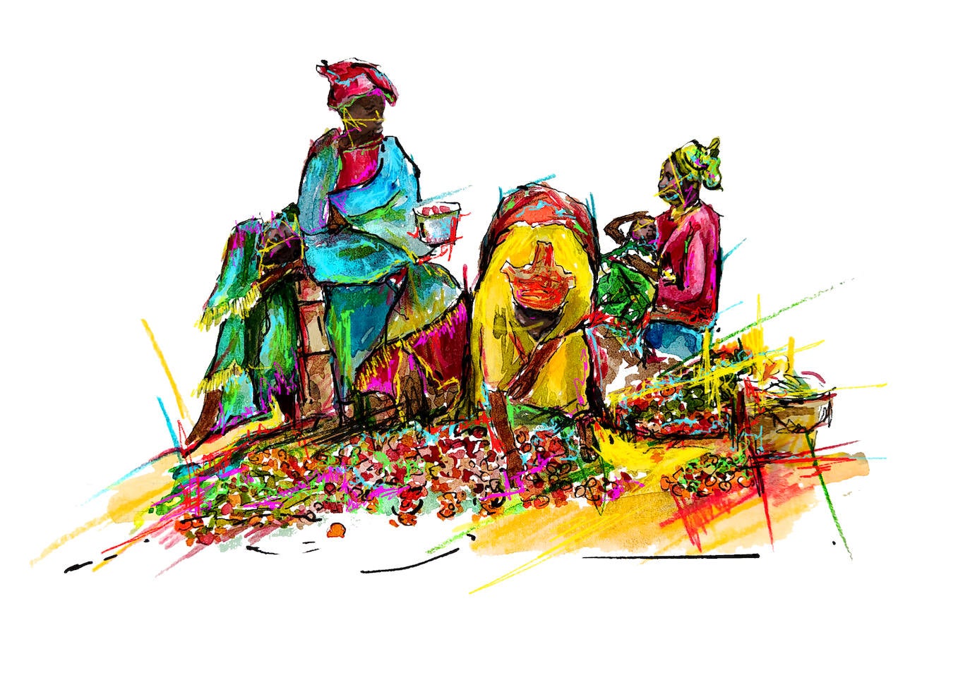 Elisa, la interiorista que llena las casas en Bizkaia de sus propias obras de arte