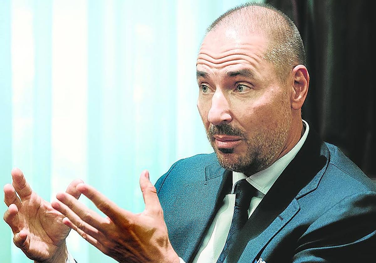 Andras Tombor, durante su visita a Madrid.