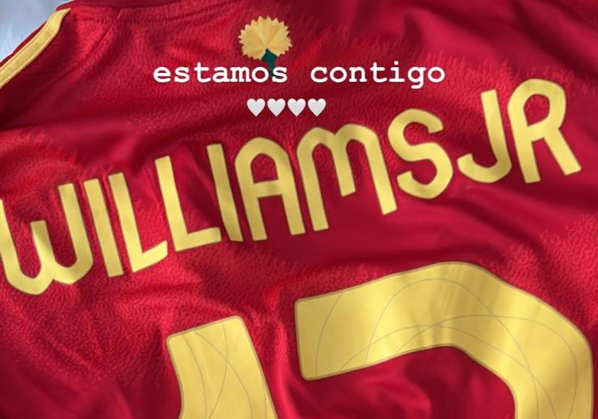 El nuevo cariñoso mensaje de apoyo de la mujer de Iñaki Williams a Nico por la final