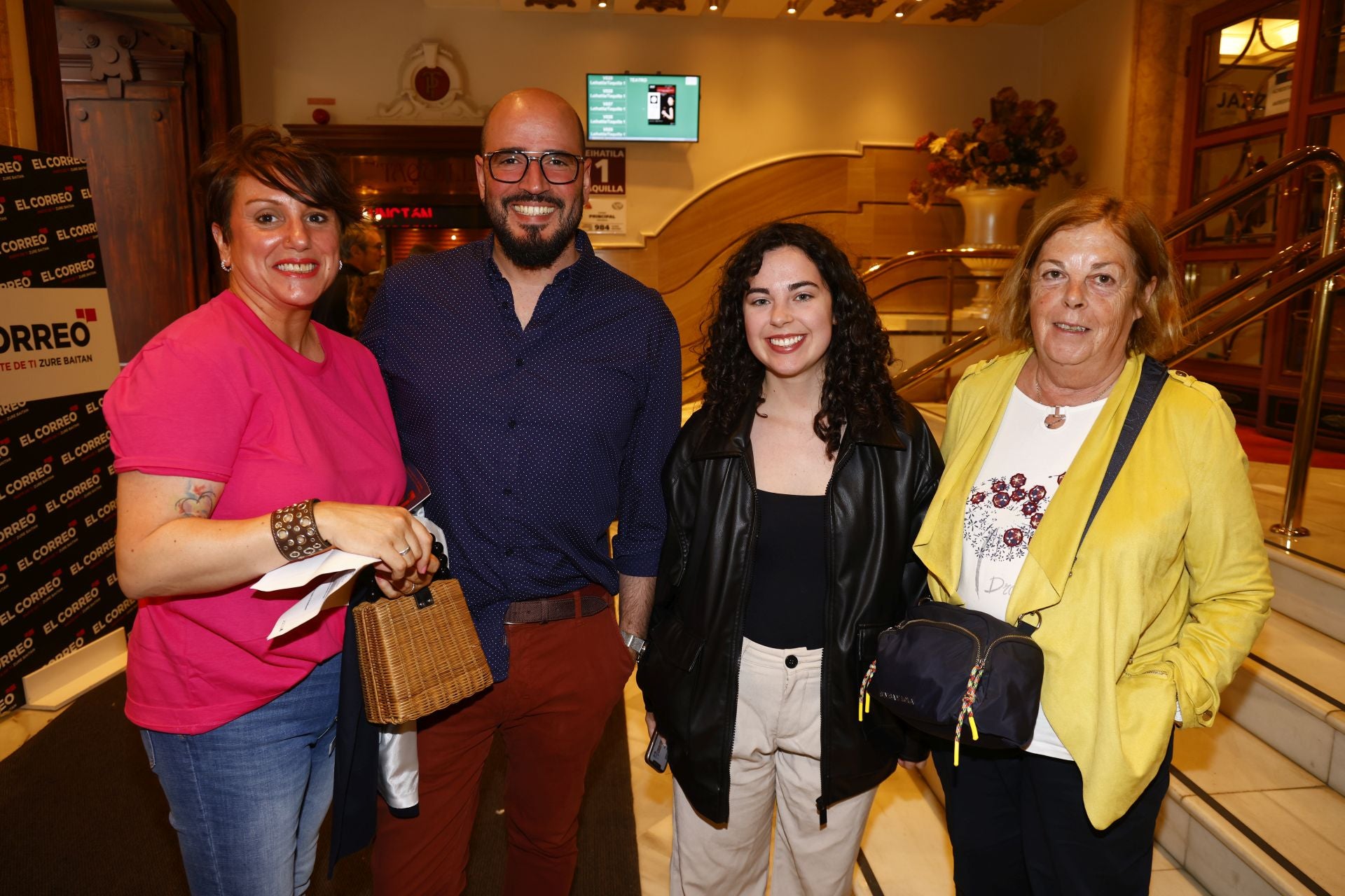 Vanesa Iglesias, Domicio Gil, Maite García y Ana Roig.