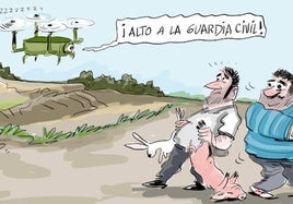 La tira de Cerrajería y los drones de la Guardia Civil en Álava