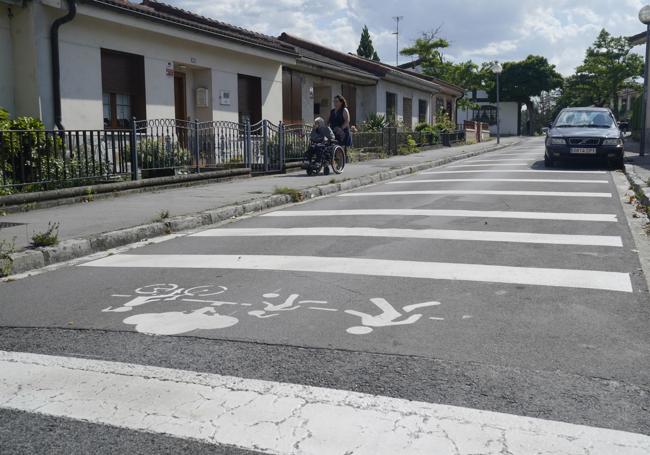 Una de las calles donde se ha colmado el tráfico.