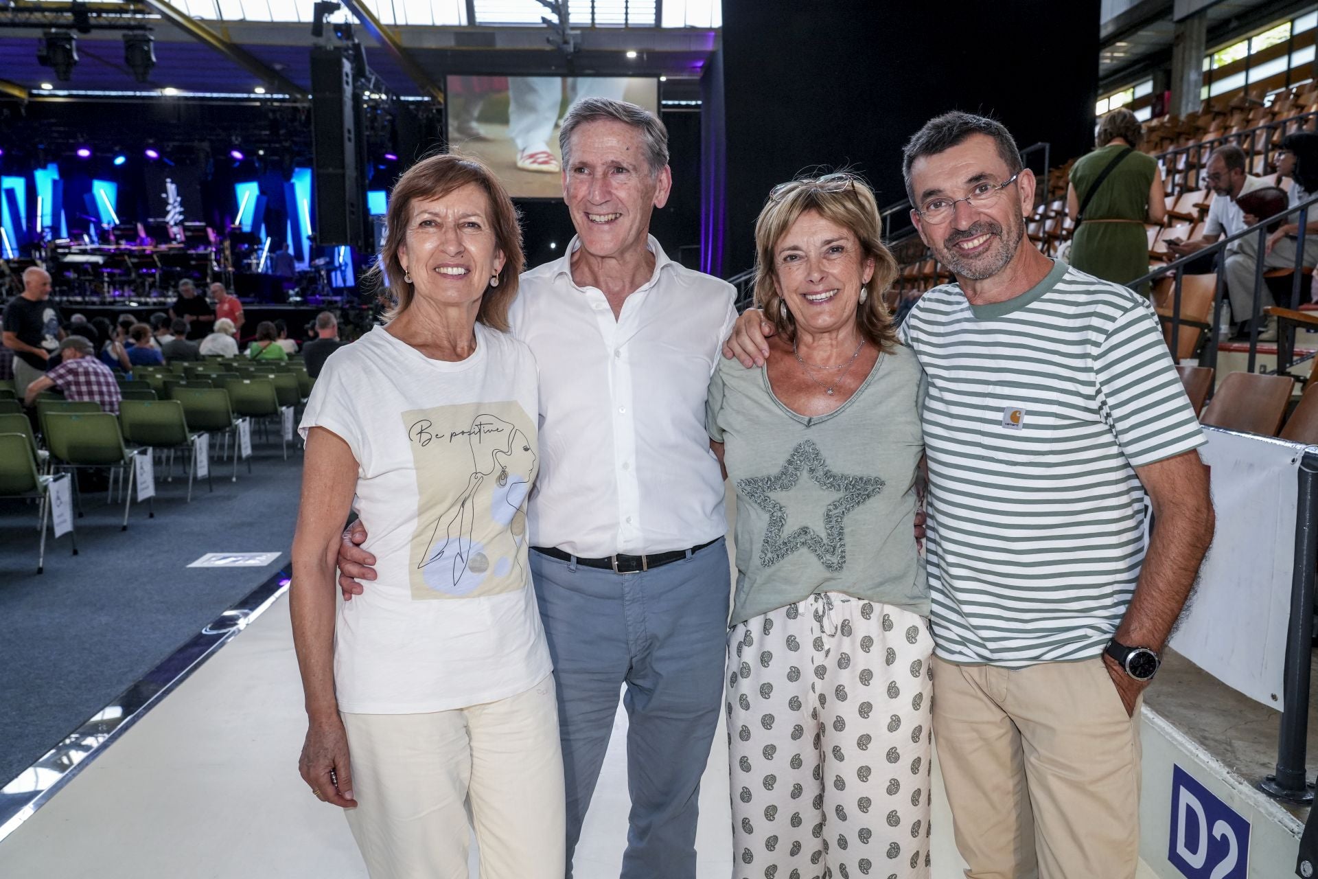 Estíbaliz Gutiérrez, Jesús Uriarte, Celia Gutiérrez y Juantxu Uribarri