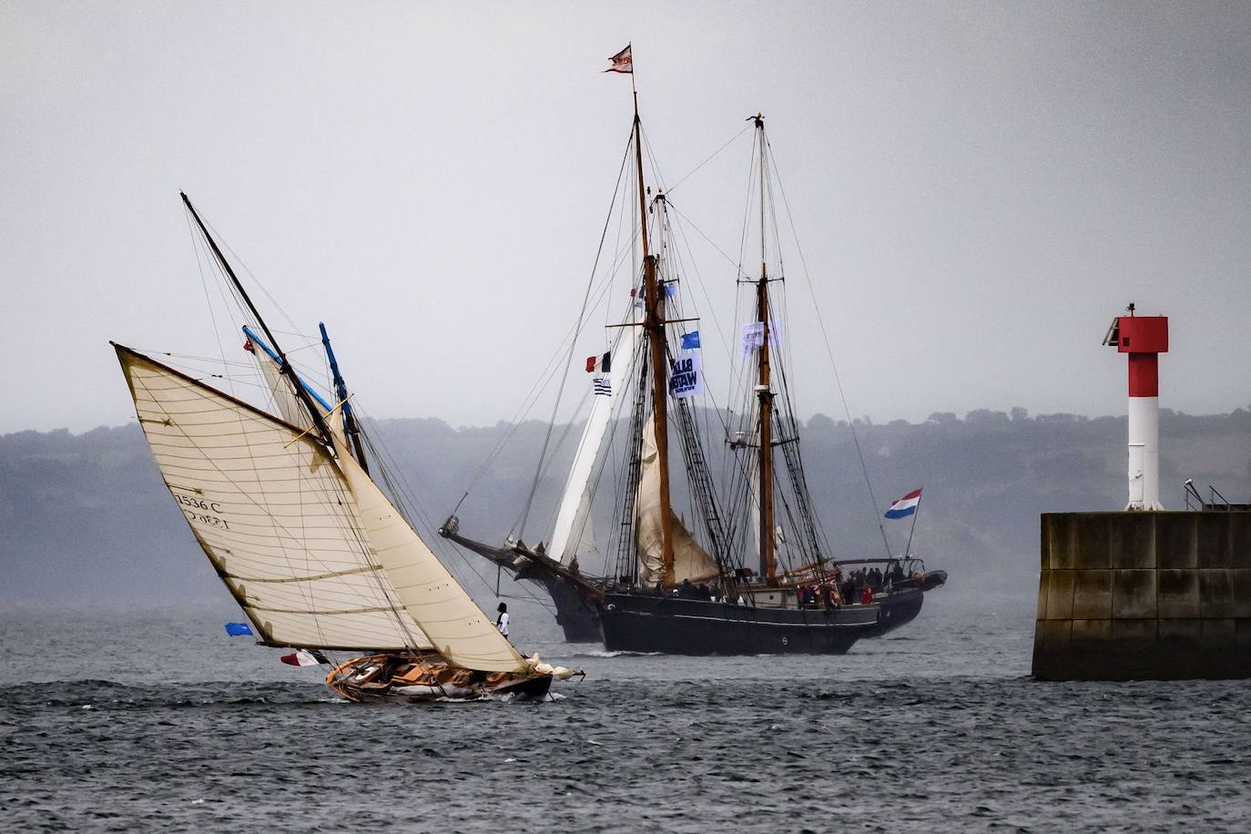 El Festival Marítimo de Brest vuelve a impresionar con sus barcos de época