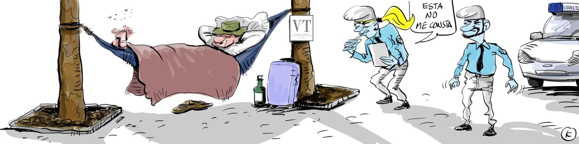 La tira de Cerrajería y los pisos turísticos de Vitoria