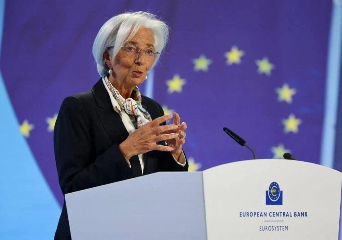 La presidenta del BCE, Christine Lagarde.