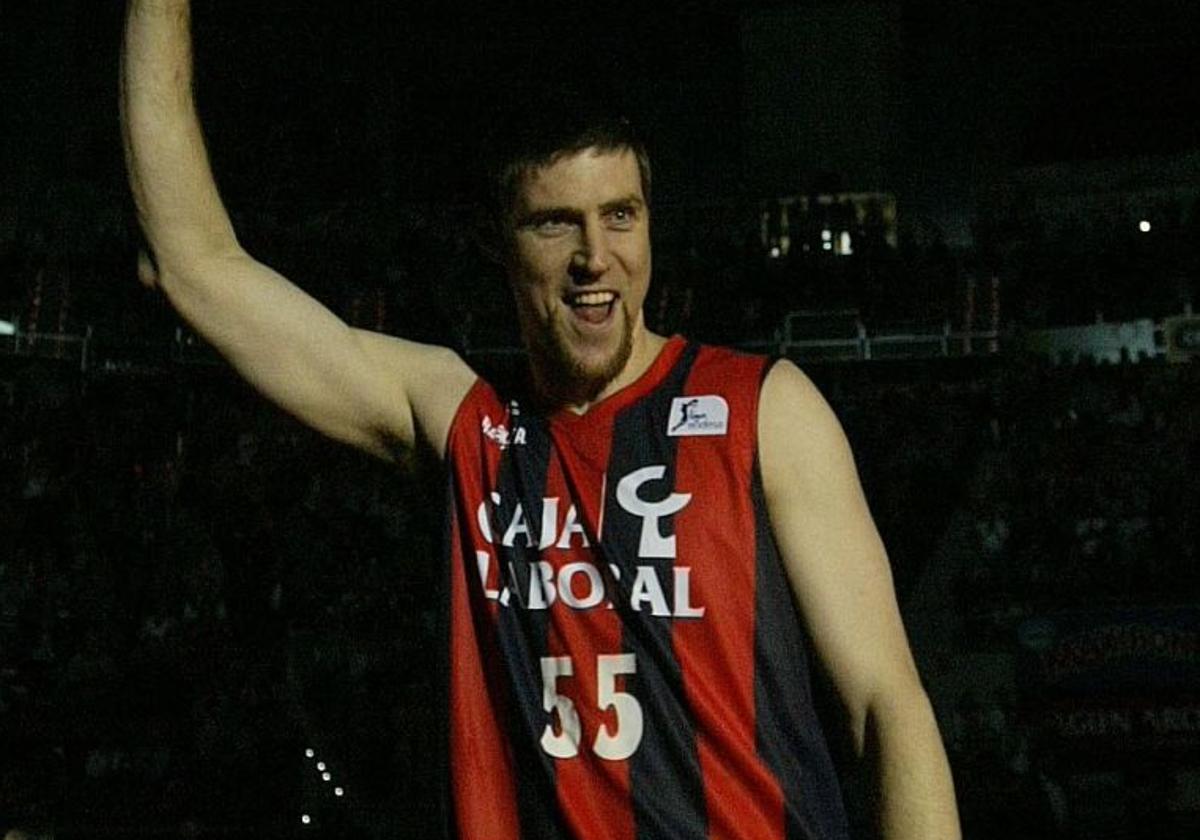 Andrés Nocioni, durante su segunda etapa en el Baskonia tras su vuelta de la NBA.