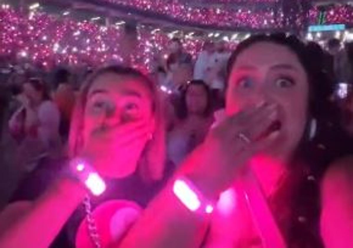 La reacción de tres fans de Amaia Montero cuando la artista sale al Bernabéu: «¡Arriba el País Vasco!»