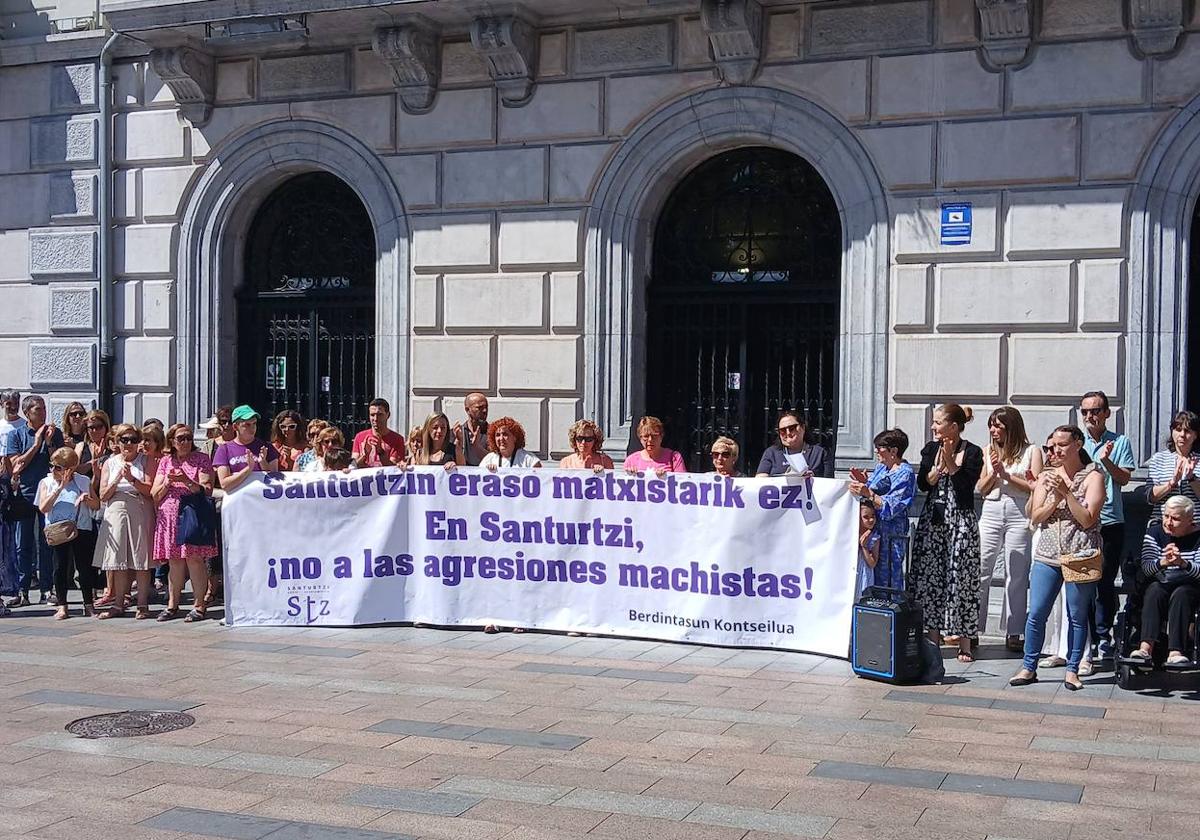 «Luchamos por que no haya ni un solo ataque machista más en Santurtzi»